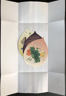 たとう折り　展開